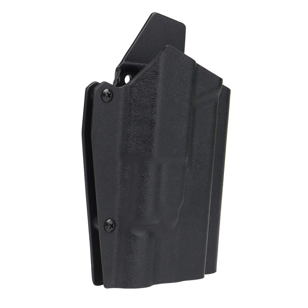 WOSPORT FONDINA DA COMPETIZIONE IN KYDEX QUICK PULL PER SERIE GLOCK XL CON TORCIA G-X300 NERA (WO-GB03B)