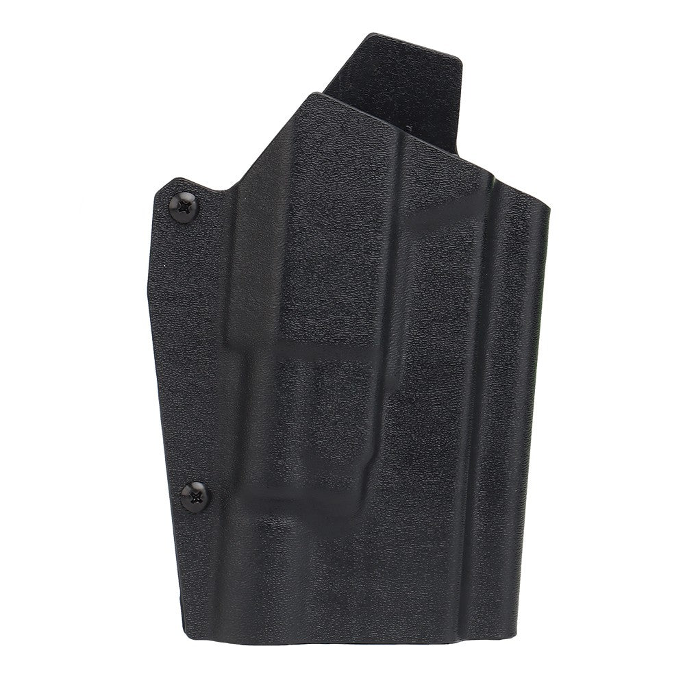 WOSPORT FONDINA DA COMPETIZIONE IN KYDEX QUICK PULL PER SERIE GLOCK XL CON TORCIA G-X300 NERA (WO-GB03B)