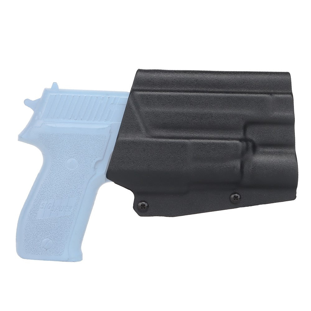 WOSPORT FONDINA DA COMPETIZIONE IN KYDEX QUICK PULL PER SERIE P226 CON TORCIA X300 NERA (WO-GBK12B)