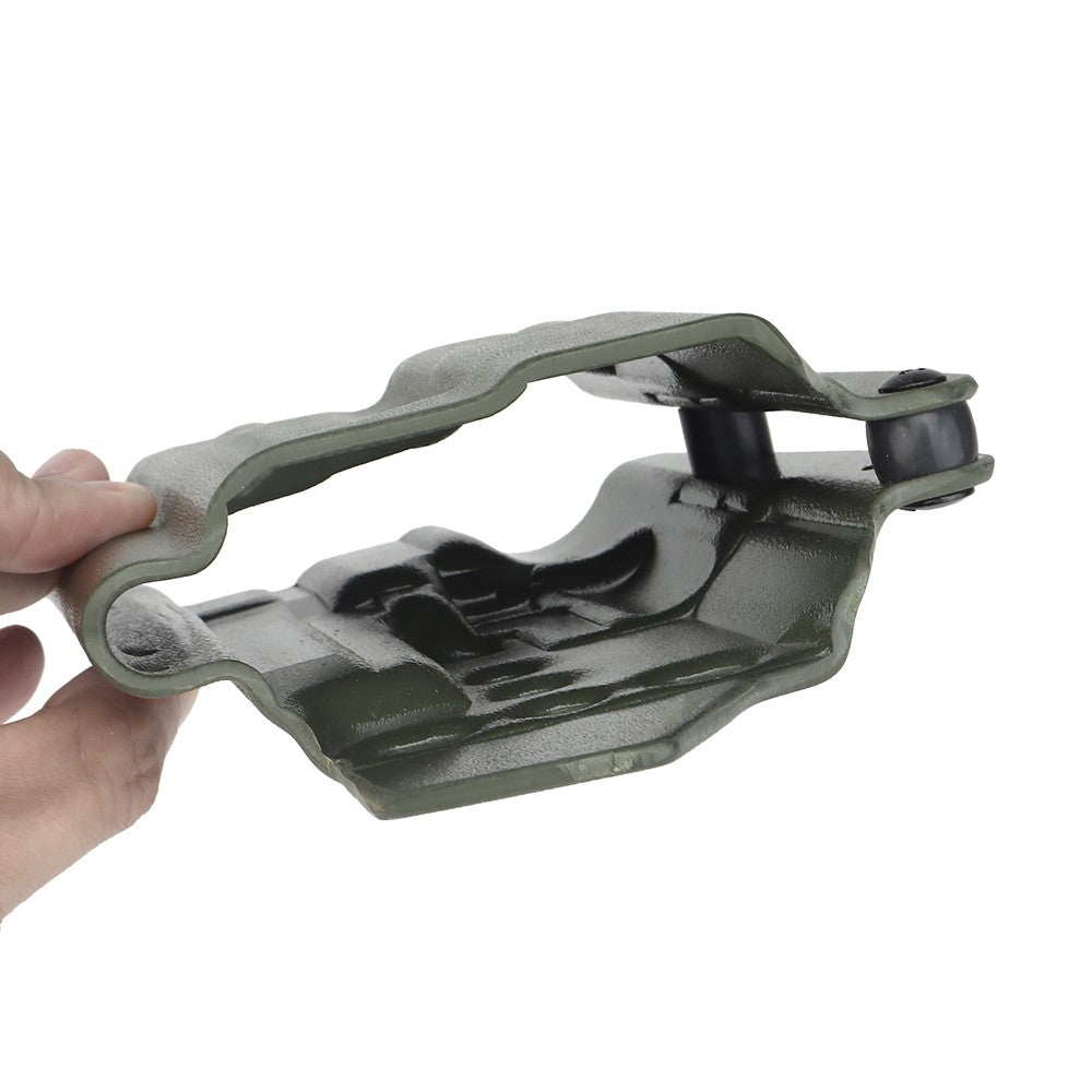 WOSPORT FONDINA DA COMPETIZIONE IN KYDEX QUICK PULL PER SERIE P226 CON TORCIA X300 VERDE OLIVE DRAB (WO-GBK12V)