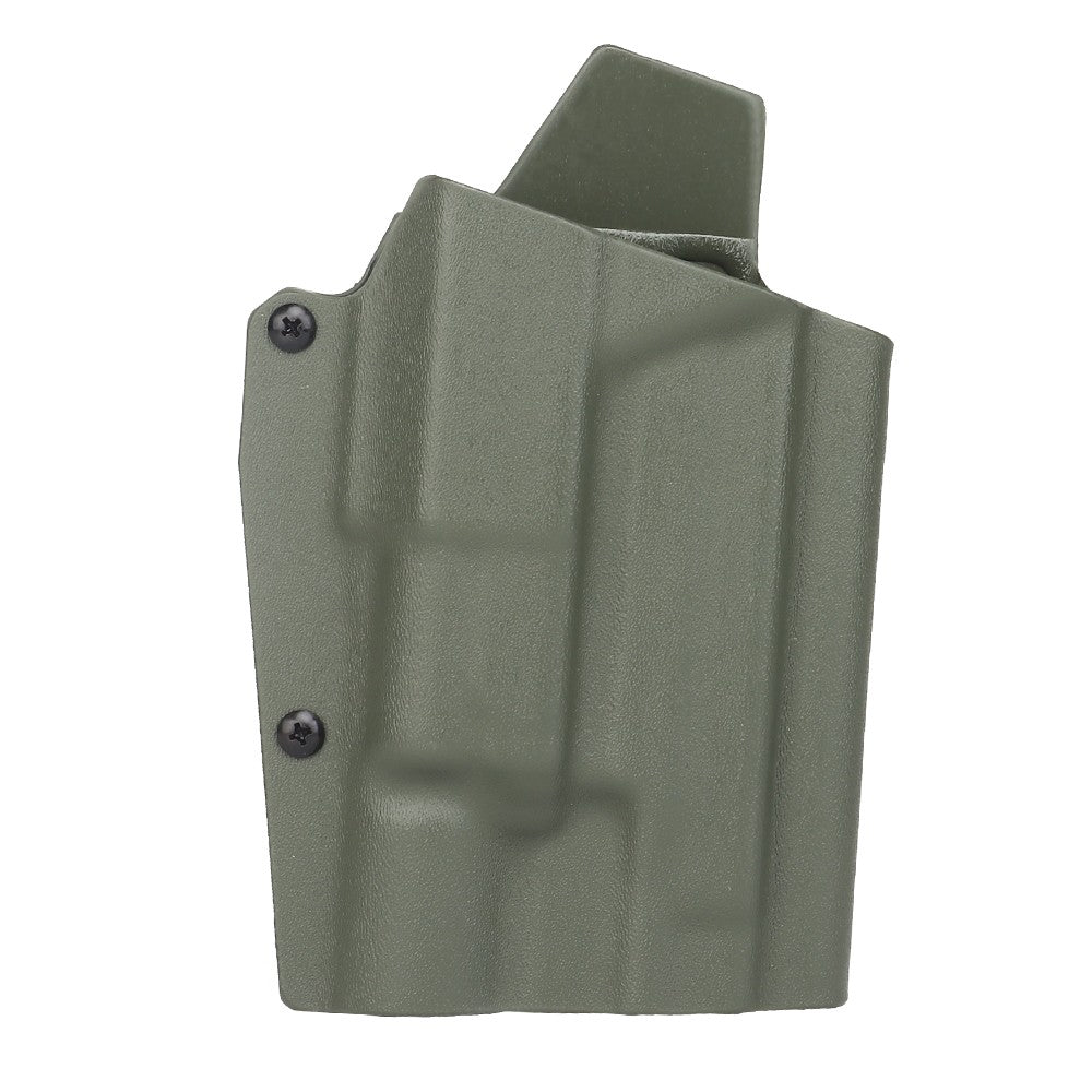 WOSPORT FONDINA DA COMPETIZIONE IN KYDEX QUICK PULL PER SERIE P226 CON TORCIA X300 VERDE OLIVE DRAB (WO-GBK12V)