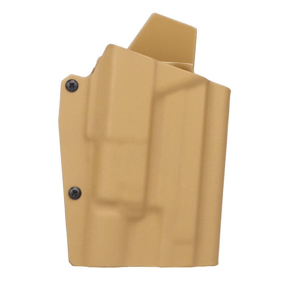 WOSPORT FONDINA DA COMPETIZIONE IN KYDEX QUICK PULL PER SERIE P226 CON TORCIA X300 TAN (WO-GBK12T)