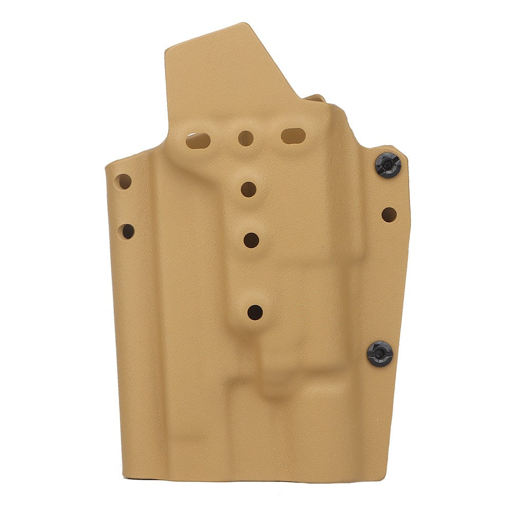 WOSPORT FONDINA DA COMPETIZIONE IN KYDEX QUICK PULL PER SERIE P226 CON TORCIA X300 TAN (WO-GBK12T)
