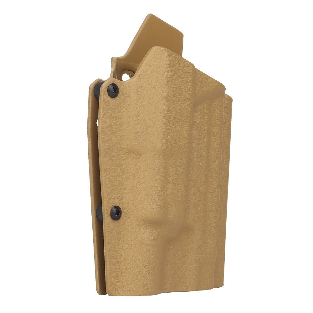 WOSPORT FONDINA DA COMPETIZIONE IN KYDEX QUICK PULL PER SERIE P226 CON TORCIA X300 TAN (WO-GBK12T)
