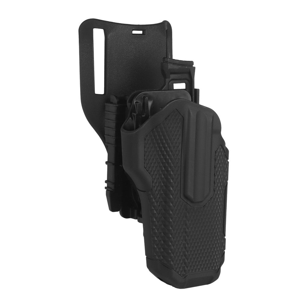 WOSPORT FONDINA RIGIDA RAPIDA UNIVERSALE OMNI DA CINTURA NERA (WO-GB84)