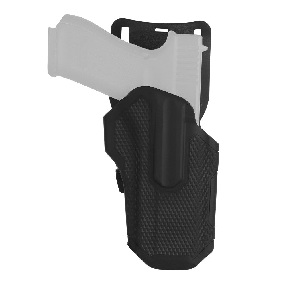 WOSPORT FONDINA RIGIDA RAPIDA UNIVERSALE OMNI DA CINTURA NERA (WO-GB84)