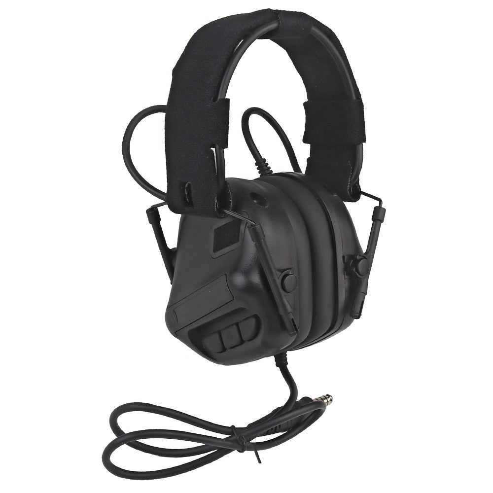 WOSPORT GEN.5 COMMUNICATION KIT CUFFIE SET COMPLETO CON RIDUZIONE DEL RUMORE NERO (WO-HD19)