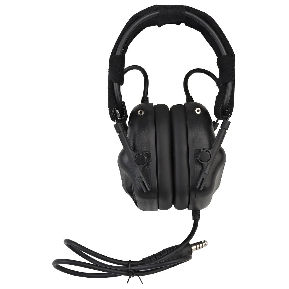 WOSPORT GEN.5 COMMUNICATION KIT CUFFIE SET COMPLETO CON RIDUZIONE DEL RUMORE NERO (WO-HD19)