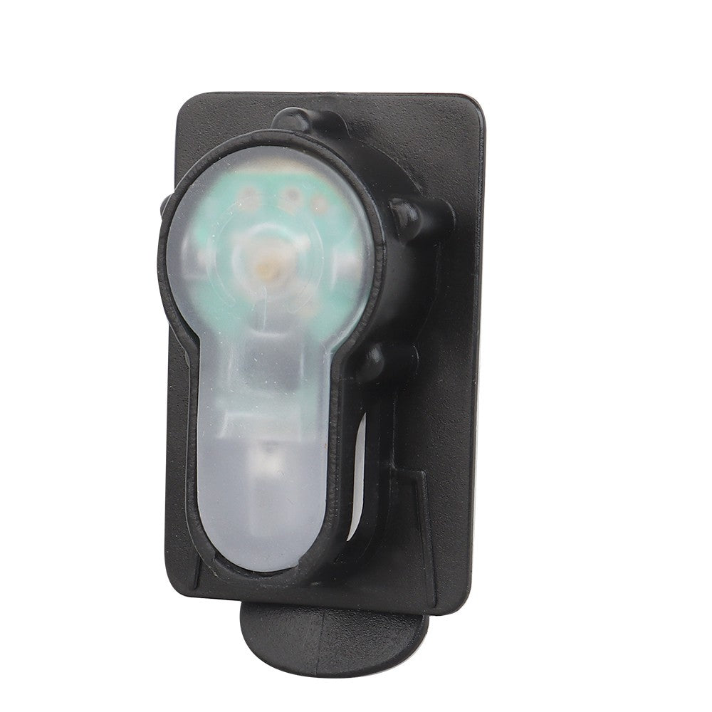 WOSPORT LUCE DI SEGNALAZIONE EMERGENZA A CLIP ROSSA CON SUPPORTO NERO (WO-LT02BR)