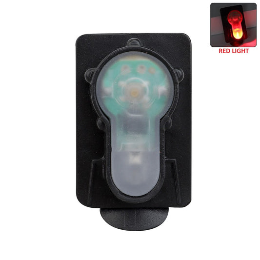 WOSPORT LUCE DI SEGNALAZIONE EMERGENZA A CLIP ROSSA CON SUPPORTO NERO (WO-LT02BR)
