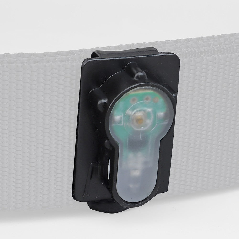 WOSPORT LUCE DI SEGNALAZIONE EMERGENZA A CLIP ROSSA CON SUPPORTO NERO (WO-LT02BR)