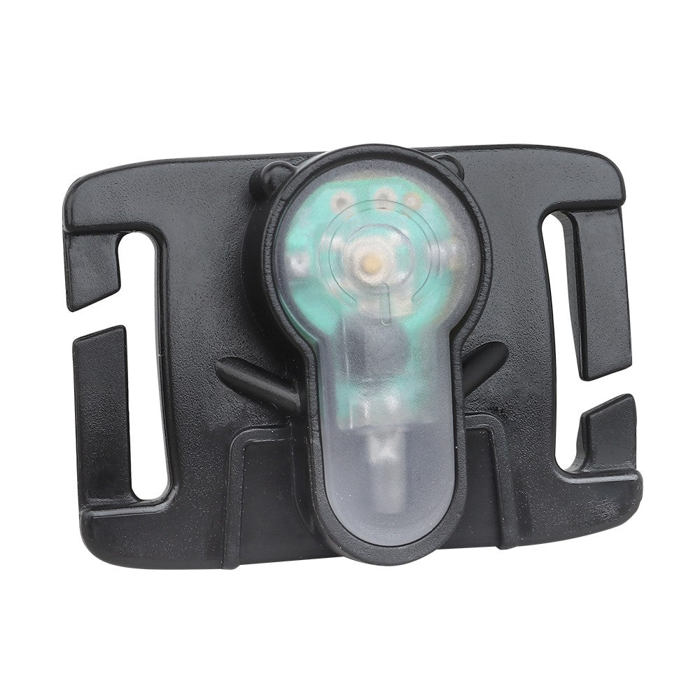 WOSPORT LUCE DI SEGNALAZIONE EMERGENZA BLU PER SISTEMA MOLLE CON SUPPORTO NERO (WO-LT06BB)