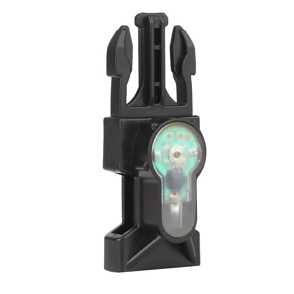 WOSPORT LUCE DI SEGNALAZIONE BLU SU FIBBIA CLIP CON SUPPORTO NERO (WO-LT04BB)
