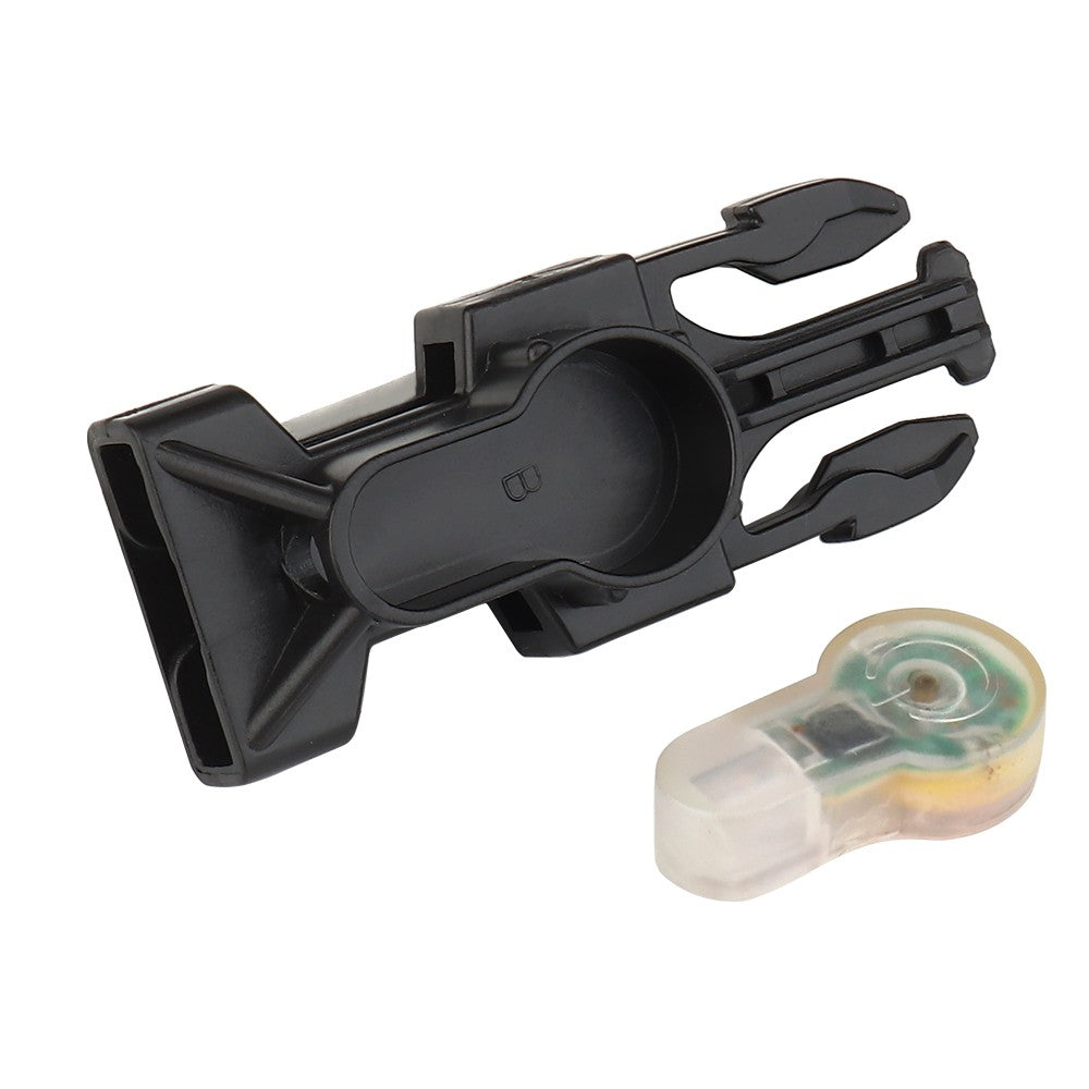WOSPORT LUCE DI SEGNALAZIONE BLU SU FIBBIA CLIP CON SUPPORTO NERO (WO-LT04BB)