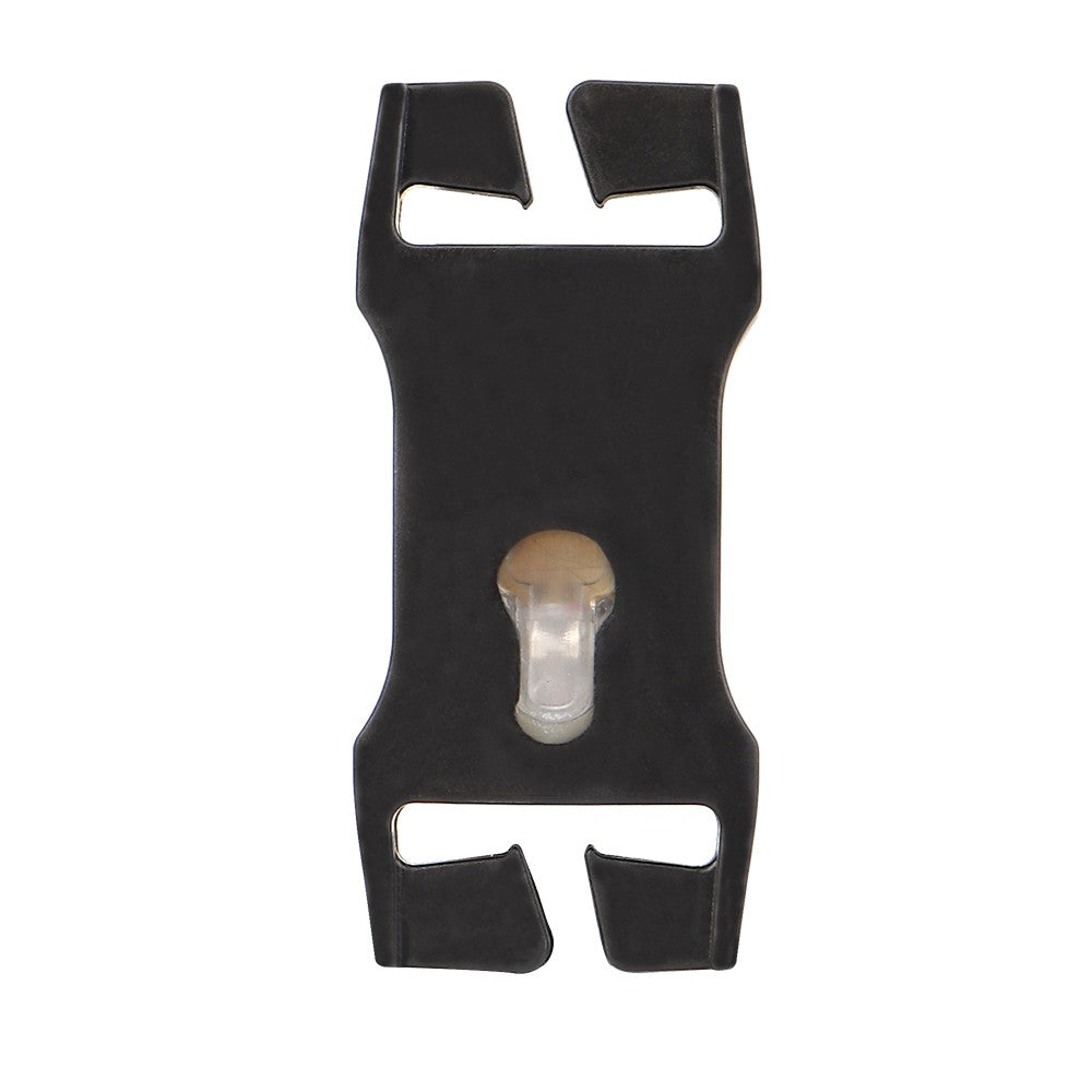 WOSPORT LUCE DI SEGNALAZIONE EMERGENZA ROSSA PER CINTURE DA 2,5cm CON SUPPORTO NERO (WO-LT07BR)