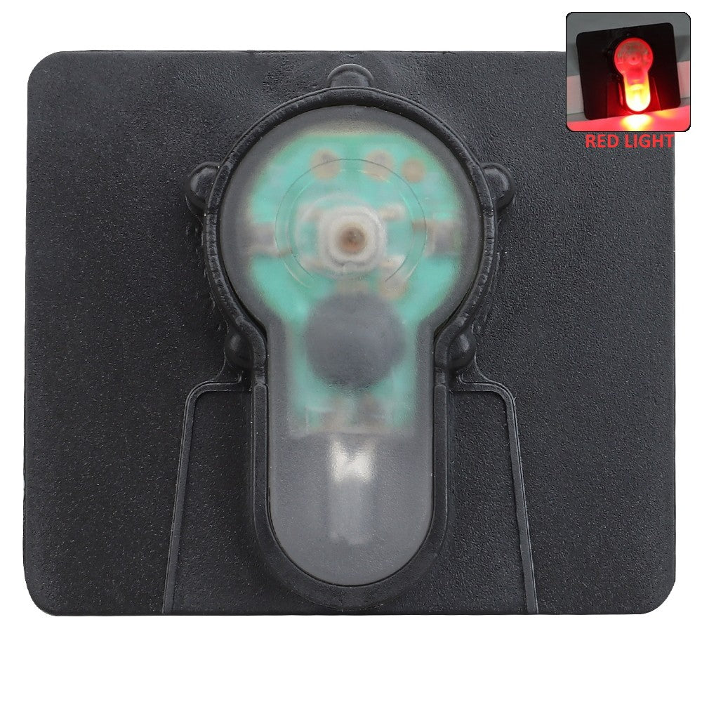 WOSPORT LUCE DI SEGNALAZIONE ROSSA SU VELCRO CON SUPPORTO NERO (WO-LT05BR)