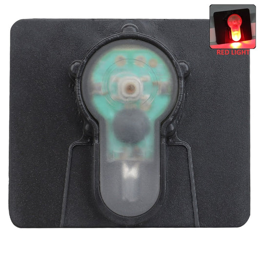 WOSPORT LUCE DI SEGNALAZIONE ROSSA SU VELCRO CON SUPPORTO NERO (WO-LT05BR)