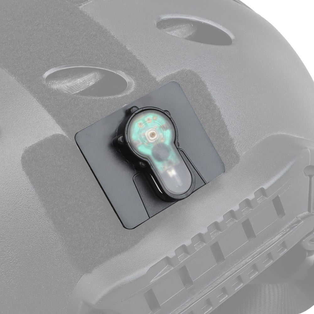 WOSPORT LUCE DI SEGNALAZIONE ROSSA SU VELCRO CON SUPPORTO NERO (WO-LT05BR)