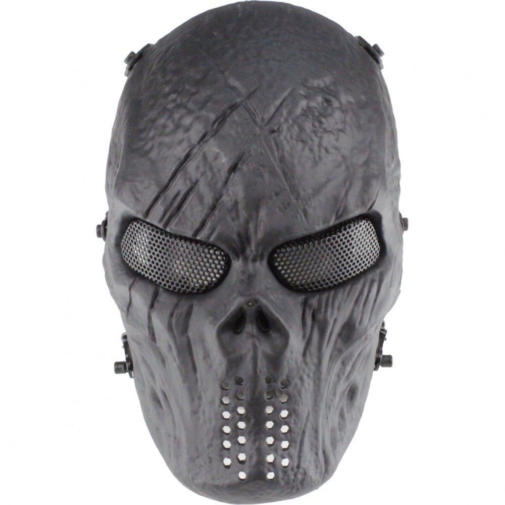 WOSPORT MASCHERA TESCHIO ASSASSINO BLOODED SKULL NERA (WO-MA79B)