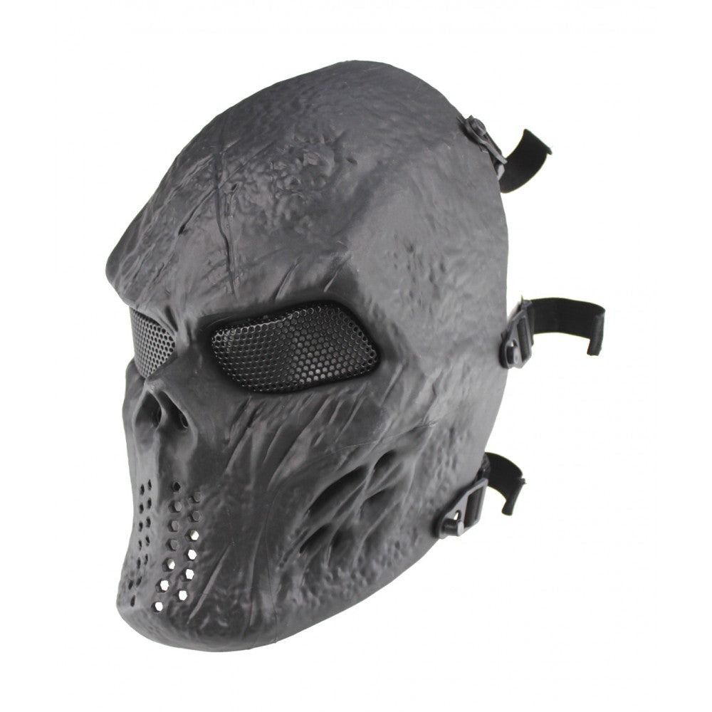 WOSPORT MASCHERA TESCHIO ASSASSINO BLOODED SKULL NERA (WO-MA79B)