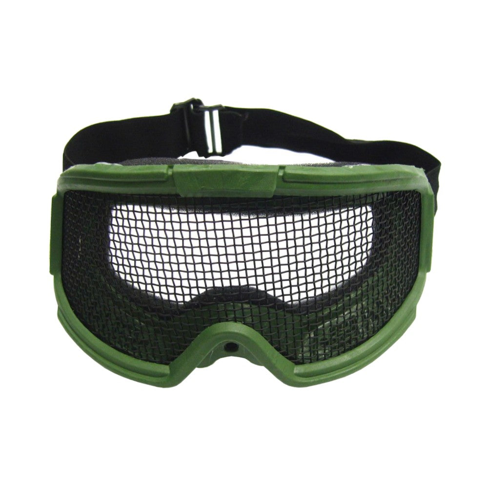 WOSPORT MASCHERA CON RETE METALLICA VERDE OLIVE DRAB (6058V)