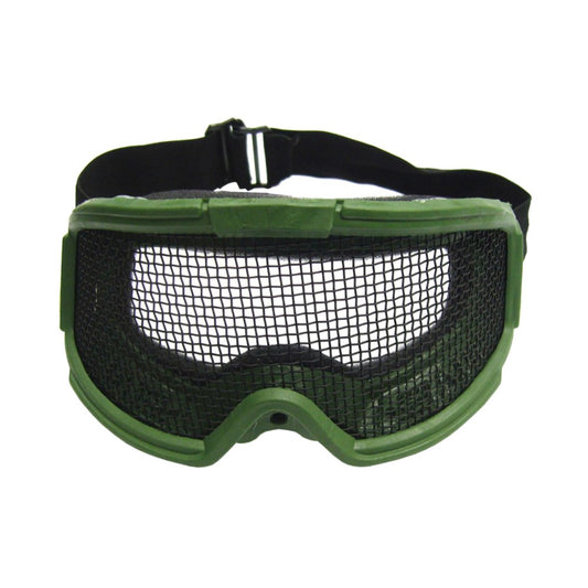 WOSPORT MASCHERA CON RETE METALLICA VERDE OLIVE DRAB (6058V)