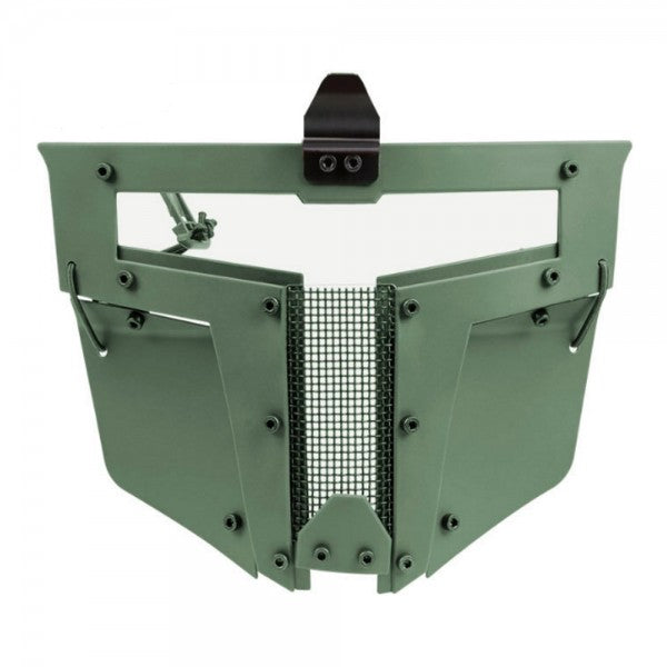WOSPORT MASCHERA PER ELMETTO INTEGRALE IRON WARRIOR FULL FACE VERDE OLIVE DRAB (WO-MA104V)