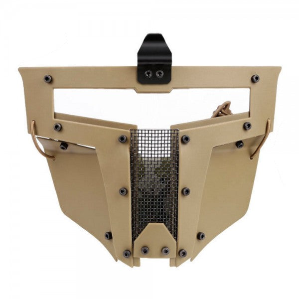 WOSPORT MASCHERA PER ELMETTO INTEGRALE IRON WARRIOR FULL FACE TAN (WO-MA104T)