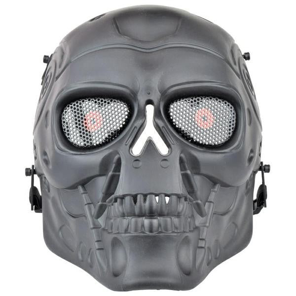WOSPORT MASCHERA SKULL SERIES TESCHIO T1000 NERA (WO-MA90B)