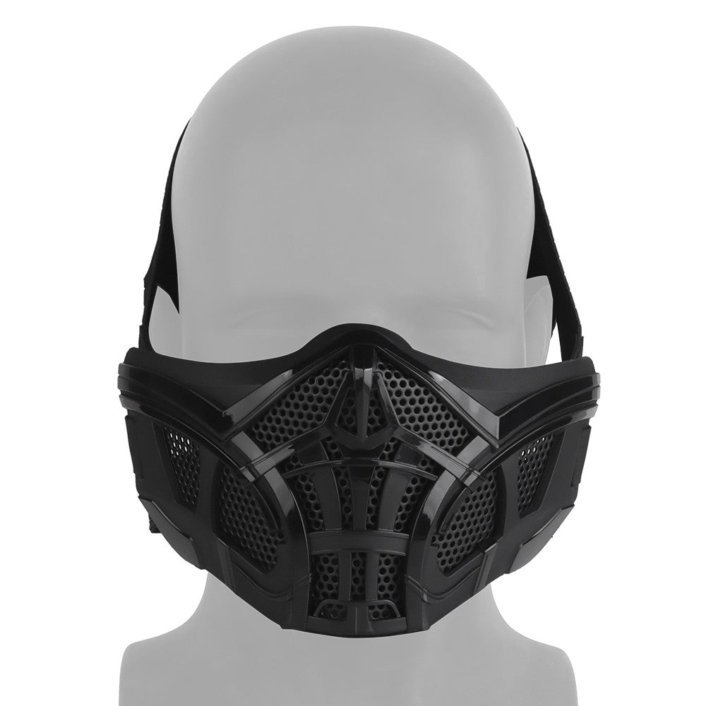 WOSPORT MEZZA MASCHERA SCORPION MK NERO (WO-MA201B)