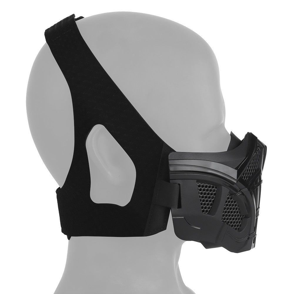 WOSPORT MEZZA MASCHERA SCORPION MK NERO (WO-MA201B)