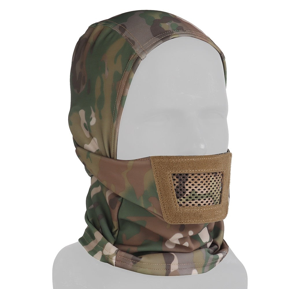 WOSPORT PASSAMONTAGNA CON PROTEZIONE BOCCA KNIGHT HEADGEAR MULTICAM (WO-MA205M)