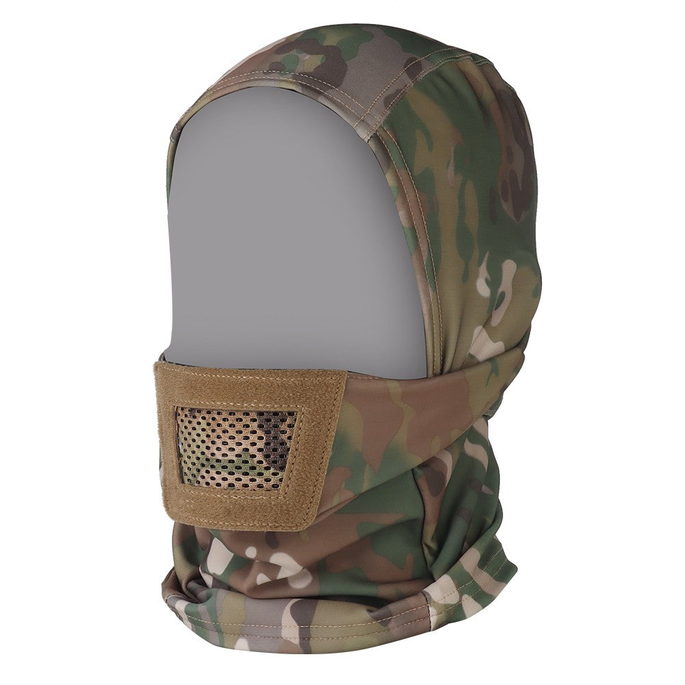 WOSPORT PASSAMONTAGNA CON PROTEZIONE BOCCA KNIGHT HEADGEAR MULTICAM (WO-MA205M)