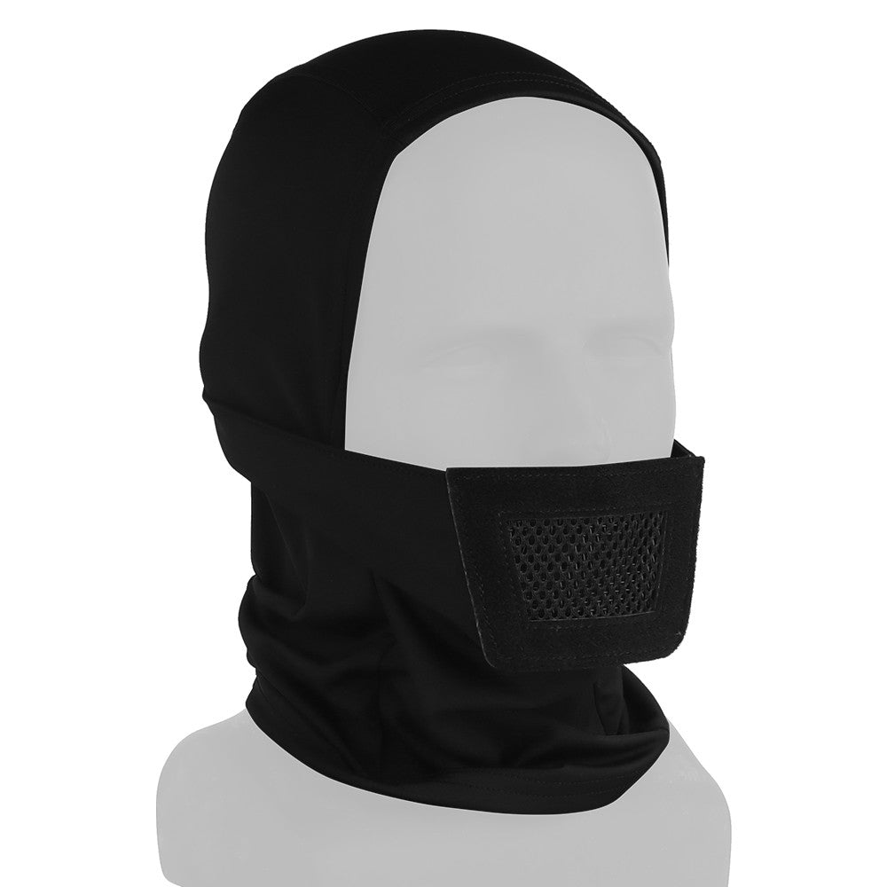 WOSPORT PASSAMONTAGNA CON PROTEZIONE BOCCA KNIGHT HEADGEAR NERO (WO-MA205B)