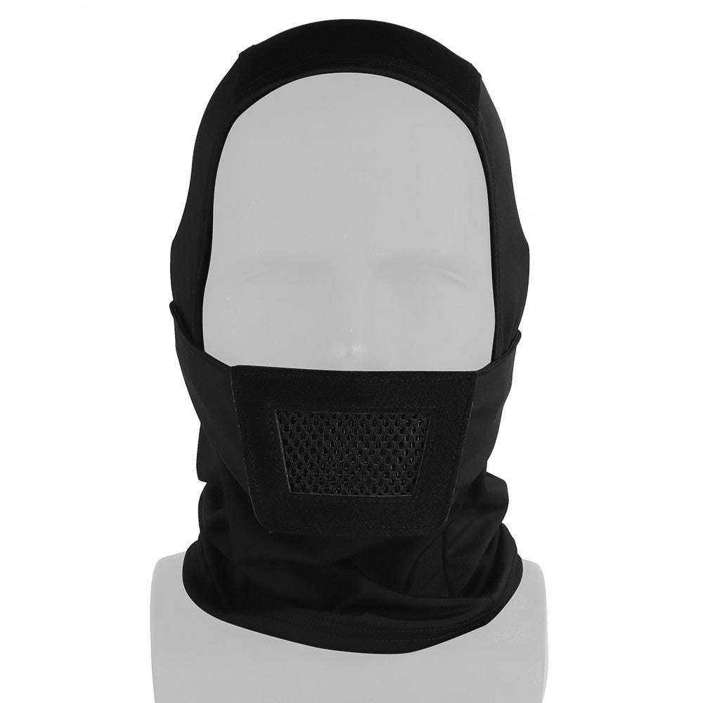 WOSPORT PASSAMONTAGNA CON PROTEZIONE BOCCA KNIGHT HEADGEAR NERO (WO-MA205B)