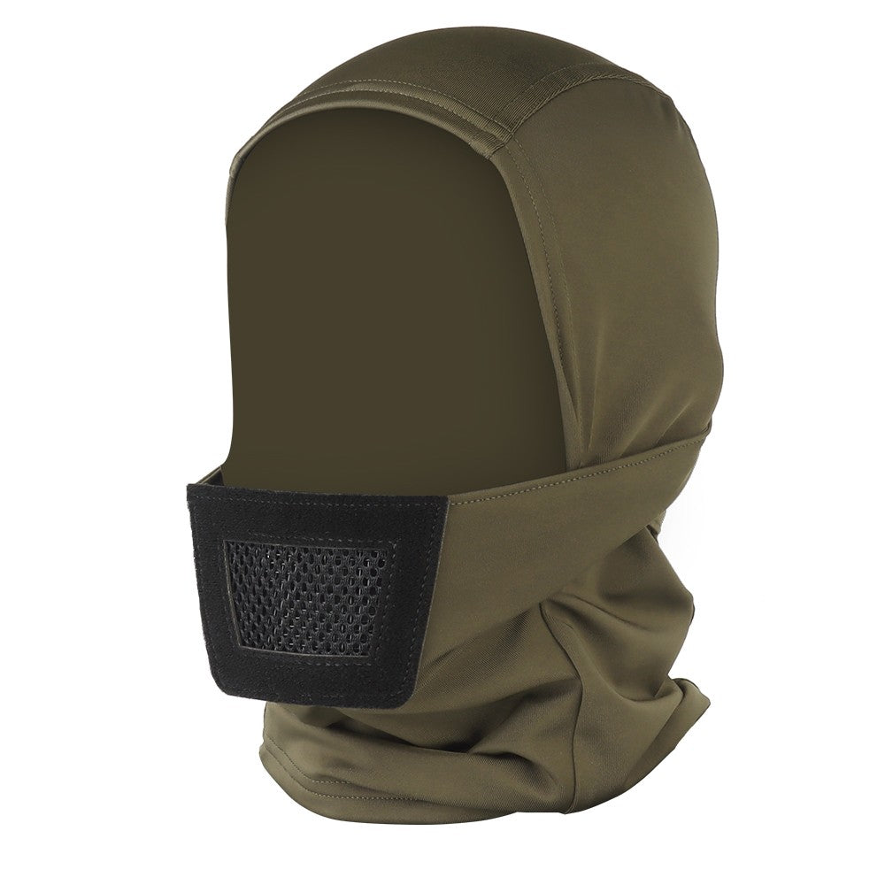 WOSPORT PASSAMONTAGNA CON PROTEZIONE BOCCA KNIGHT HEADGEAR VERDE OLIVE DRAB (WO-MA205V)