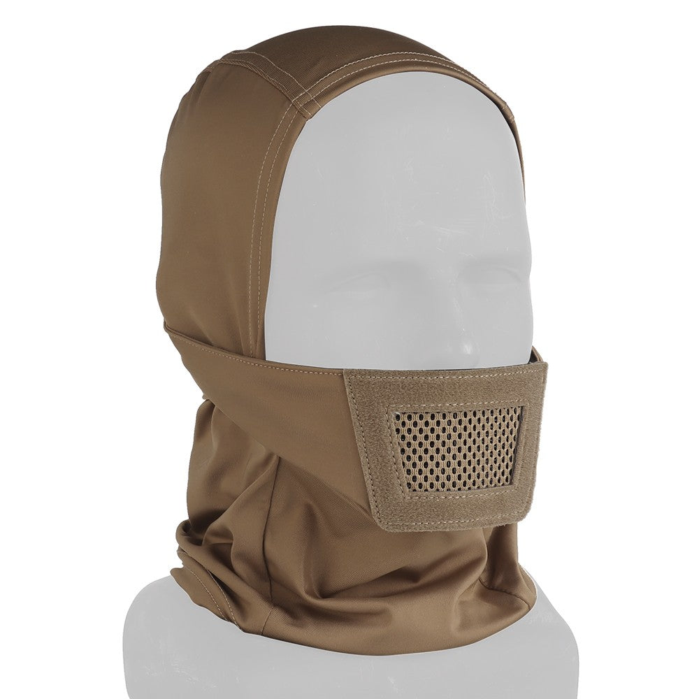 WOSPORT PASSAMONTAGNA CON PROTEZIONE BOCCA KNIGHT HEADGEAR TAN (WO-MA205T)