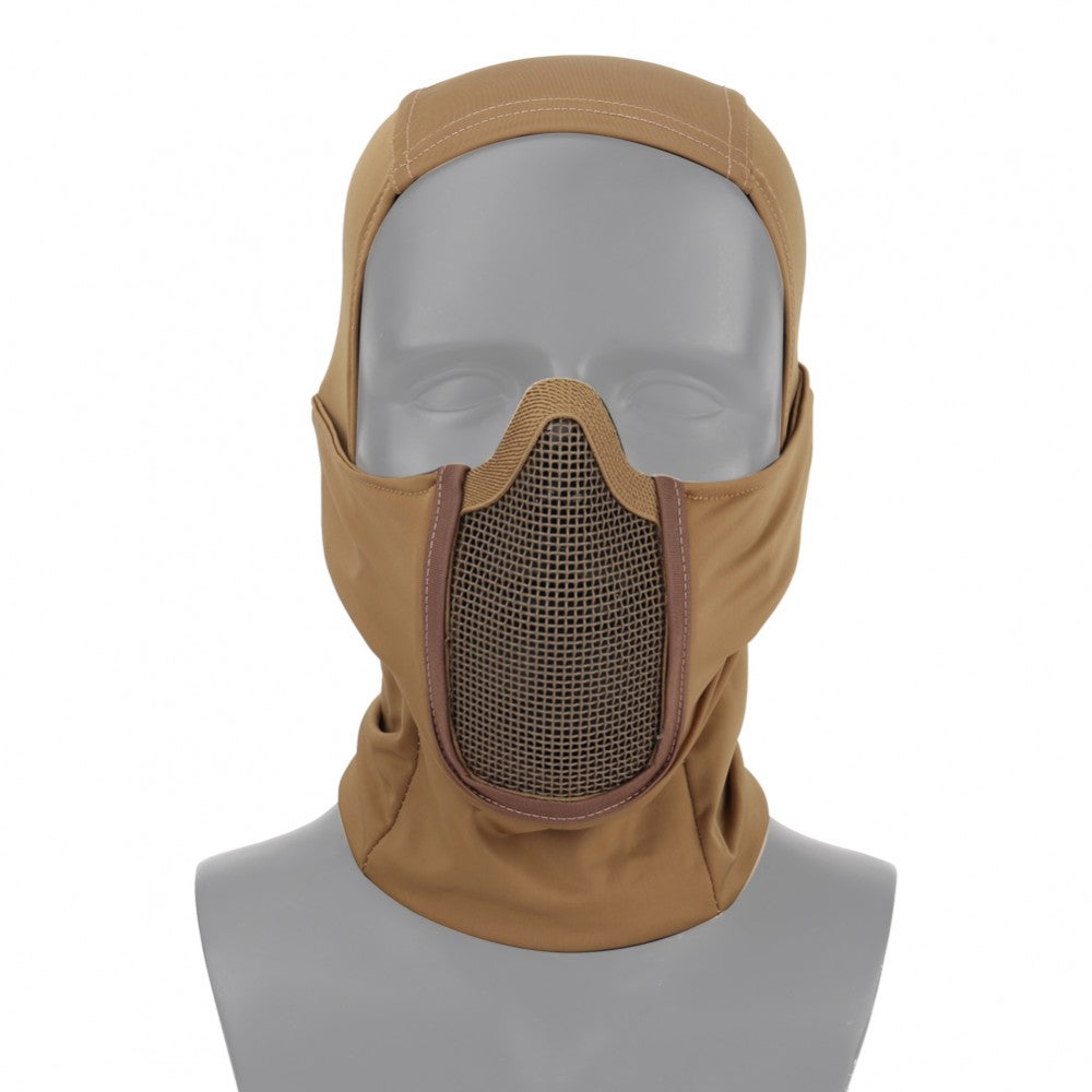 WOSPORT PASSAMONTAGNA BOCCA CON RETE METALLICA SHADOW FIGHTER TAN (WO-MA113T)
