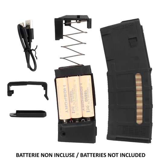 WOSPORT BATTERIA POWER BANK A FORMA DI CARICATORE NERO (WO-EX038B)