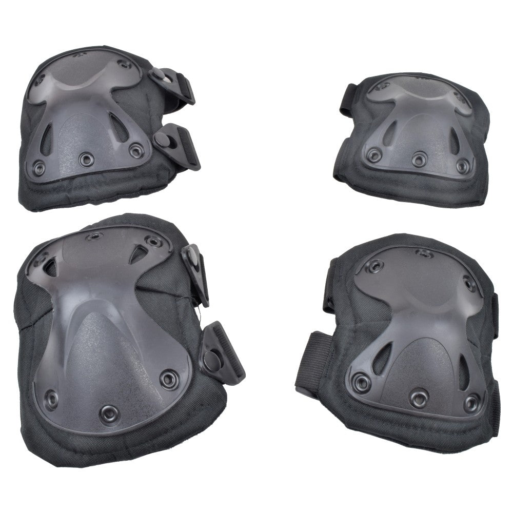 WOSPORT SET GINOCCHIERE E GOMITIERE XPAD NERE (EX-PA3BK)