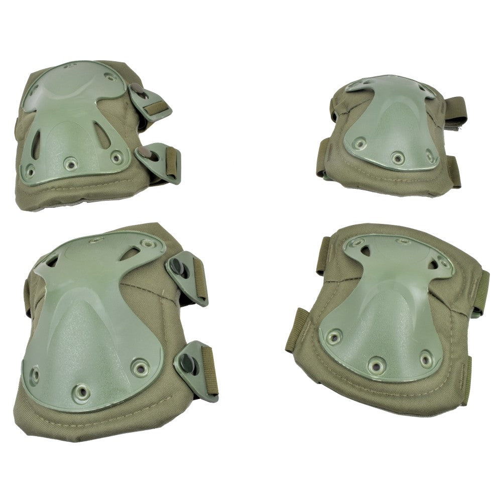WOSPORT SET GINOCCHIERE E GOMITIERE XPAD VERDI OLIVE DRAB (EX-PA3OD)