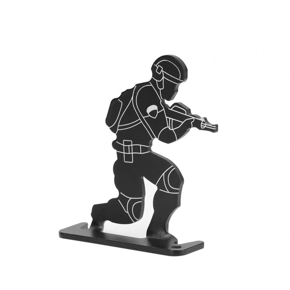 WOSPORT BERSAGLI SOLDATINI SOLDIER TARGET NERO (WO-TG12B)