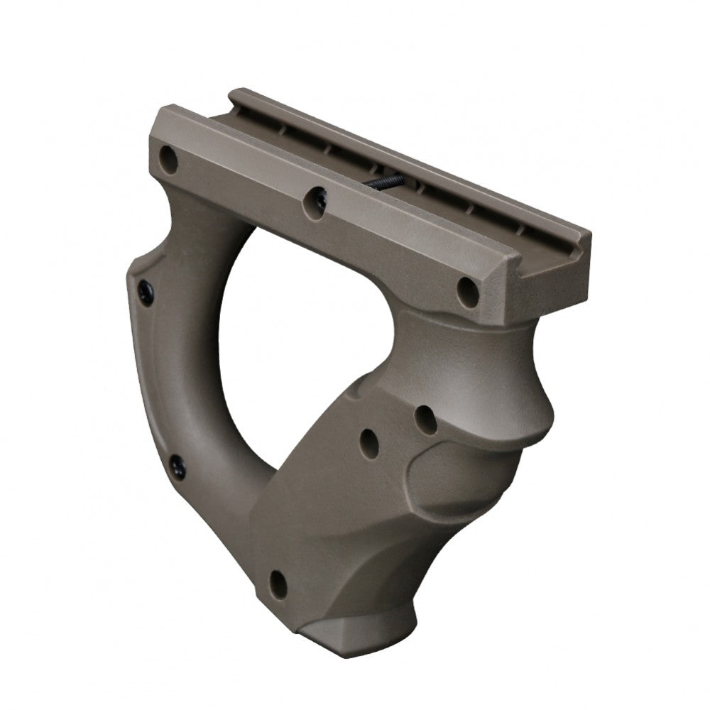 WOSPORT TACTICAL GRIP FUTURISTICA PER SLITTE 20mm DARK EARTH (WO-1515T)