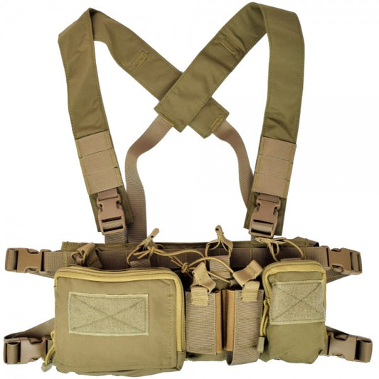 WOSPORT TACTICAL VEST CHEST RIG RECON MULTIFUNZIONE TAN (WO-VE57T)
