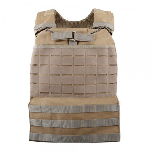 WOSPORT TACTICAL VEST PLATE CARRIER BASE MOLLE TAN (WO-VE61T)