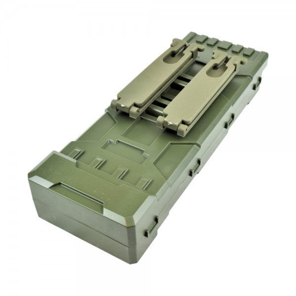 WOSPORT TASCA PORTA BOSSOLI FUCILE A POMPA CAL 12 DISPENSER VERDE OLIVE DRAB (WO-EX0405V)