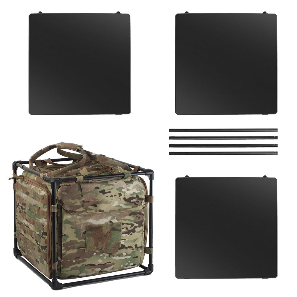 WOSPORT TAVOLO TATTICO PORTATILE OUTDOOR CHIUDIBILE MULTICAM (WO-CR09)