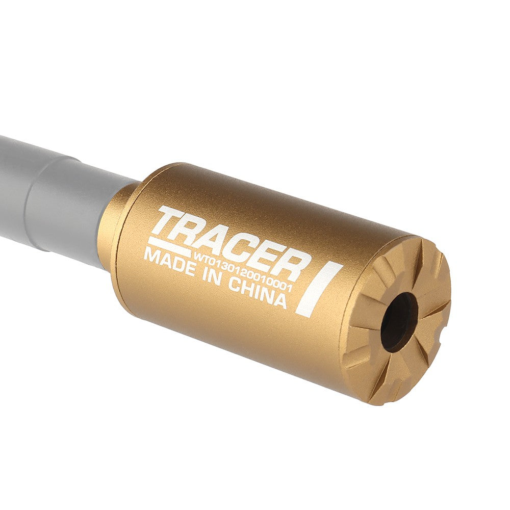 WOSPORT UNITA SILENZIATORE TRACCIANTE CORTO TRACER I 14mm TAN DARK EARTH (WO-EX13T)