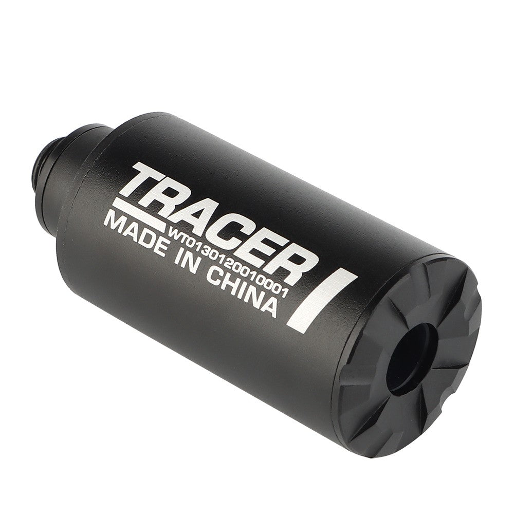 WOSPORT UNITA SILENZIATORE TRACCIANTE CORTO TRACER I 14mm NERO (WO-EX13B)