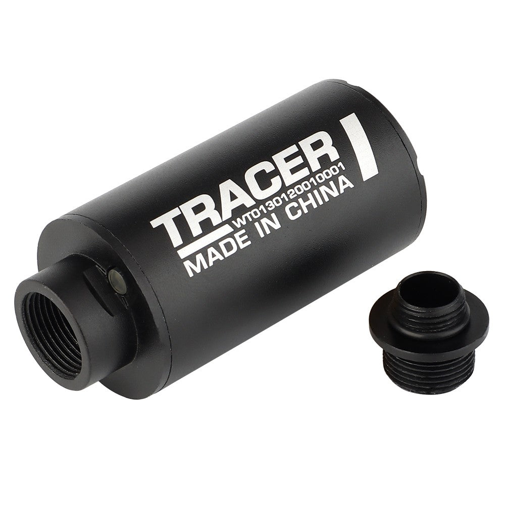 WOSPORT UNITA SILENZIATORE TRACCIANTE CORTO TRACER I 14mm NERO (WO-EX13B)